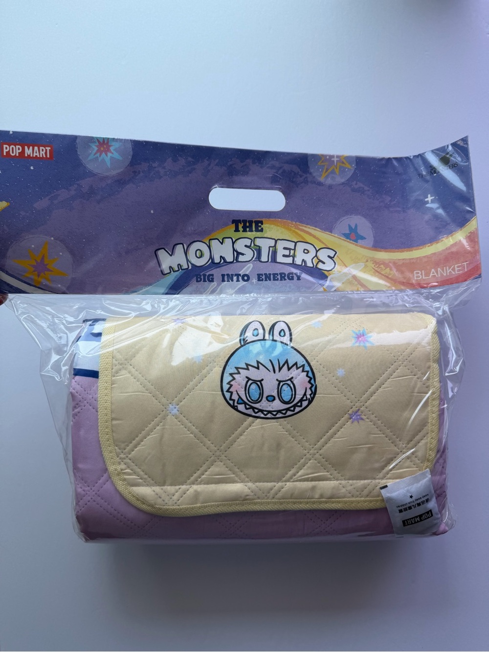 NWT POP MART The Monsters Big Into Energy Blanket